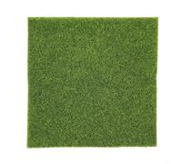 Zilimontt Tappeto in erba artificiale per decorazione fai da te del paesaggio e decorazione del pavimento della casa, tappeto erboso sintetico verde realistico per cortile e giardino, 15 x 15 cm a 50