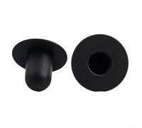 Zilimontt Tappi di tenuta da parete per piscine fuori terra, tappi per fori pompa filtro in PVC, compatibili con tubi di diametro da 3,8 cm senza valvole a stantuffo, 5,8 x (nero)