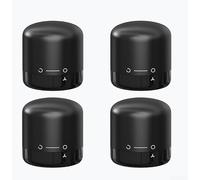 Zilimontt Tappo per vino Twiston in plastica ABS antipolvere per conservare il vino e con meccanismo a rotazione facile da usare (4 pezzi)