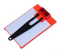 Zilimontt Targhetta magnetica con supporto per laser a linea verde e rossa, 11,5 cm x 7,4 cm, design rettangolare, per uso interno ed esterno (rosso)