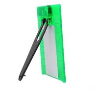 Zilimontt Targhetta magnetica con supporto per laser a linee verdi e rosse, 11,5 cm x 7,4 cm, design rettangolare, per uso interno ed esterno (verde)