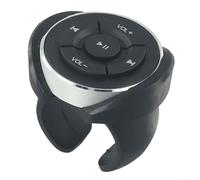 Zilimontt Telecomando senza fili per volante, con pulsanti per lettore musicale MP3, per auto 4.0, compatibile con e smartphone, impermeabile IPX4