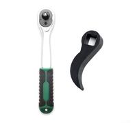 Zilimontt Testa adattatore per barra di porco di alta qualità progettata per cricchetti da 3/8 e 1/2 pollici, strumento essenziale per la leva e la riparazione (9,5 mm)