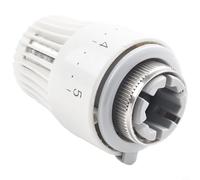 Zilimontt Testa del sensore di ricambio per valvola termostatica M30 x 1,5, testa della valvola di controllo della temperatura 6-28 °C, alloggiamento in PC ABS, compatibile con radiatori per