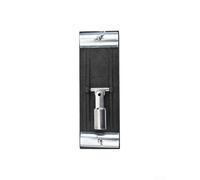 Zilimontt Testa levigatrice a palo in lega di alluminio per levigatura a secco, angolo regolabile e design senza ribaltamento, compatibile con pali filettati da 34 mm, 22,9 x 8,3 cm, leggera e