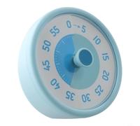 Zilimontt Timer visivo per bambini con conto alla rovescia di 60 minuti, display a disco colorato per la gestione in classe, cucina e ufficio, alimentato a batteria con funzione mute (E)