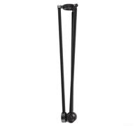 Zilimontt Treppiede stabilizzatore guida da pavimento per stazione totale e apparecchiature di rilevamento con design pieghevole, struttura in metallo, lunghezza 40 cm e base antiscivolo