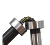 Zilimontt Trova bordi meccanico con gambo da 10 mm con sonda da 4 mm per fresatrici e torni CNC, sensore di posizione da 0,005 mm ad alta precisione per fresatura, tornitura, foratura, rettifica