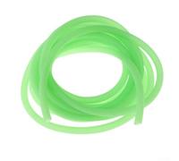 Zilimontt Tubo da pesca in PVC luminoso che si illumina al buio, diametro esterno di 2 mm/3 mm, per protezione della lenza e sartiame con esca, attrattivo per la notte e il mare profondo (3 mm, 5