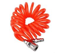 Zilimontt Tubo flessibile per compressore d'aria in PU, 8 x 5 mm, telescopico, con connettori rapidi SP20 e PP20, resistente ad alta pressione, antiruggine, flessibile a spirale