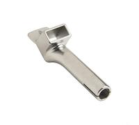 Zilimontt Ugello per saldatura ad aria calda, 8 mm, punta per saldatura, per vinile, PVC, plastica con struttura in acciaio, testa quadrata resistente alle alte temperature, design per prevenire le