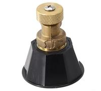 Zilimontt Ugello regolabile in ottone per atomizzazione agricola con design a ciclone nero per spruzzatori da giardino, anti-, installazione, interfaccia filettata 14x1,5 mm, modalità di spruzzo