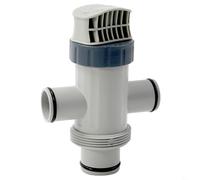 Zilimontt Valvola a stantuffo a doppio tubo diviso, parte #11872, compatibile con piscine serie EH, T, W e VM per il controllo del flusso e l'aspirazione