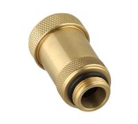 Zilimontt Valvola di sfiato rapido automatica in ottone per sistemi di riscaldamento, 3/8 di pollice (DN10) e /2 pollici (DN15) con valvola di intercettazione, max 110 °C e 10 bar (ZH-G1/2)