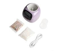 Zilimontt Vaso da fiori con compagno di giardinaggio interattivo, cura automatica delle piante con sensori intelligenti per umidità e luce solare, design salvaspazio (viola)