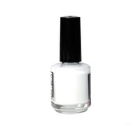 Zilimontt Vernice con punta galleggiante da pesca, 15 ml, colori fluorescenti ad alta visibilità, asciugatura rapida, per riparazioni di code e pittura fai da te (bianco)