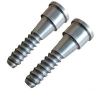 Zilimontt Vite di sicurezza per tornio per legno, compatibile con mandrini da 9,5 cm, 10,8 cm, 14 cm, ideale per la tornitura di ciotole, montaggio sicuro di piccoli spazi vuoti, lunga durata (2 pezzi