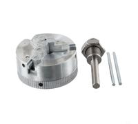 Zilimontt Z011 Metallo 3 ganasce Manuale Trapano Elettrico Mandrino, Mini Tornio Mandrino, In Lega di Zinco 3 Jaw Mandrino con Mano Trapano Elettrico Biella, Strumento Elettrico (B)