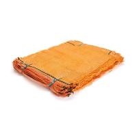 Zill - Sacchi in maglia a rete (raschel), 100 pezzi, dimensioni: 51 x 80 cm