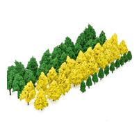 Zillary 50 Pezzi Alberi Modello Misto, 4-8 cm Albero di Diorama, Modello Albero in Miniatura, Alberi Ferroviari Scenario, Paesaggi in Miniatura, Tavolo di Sabbia, per Paesaggio DIY (5 Stili)