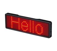Zillesase Badge LED Nome Multilingua con Supporto Lingue | Supporto lingua multi: cinese, inglese, coreano, giapponese, russo, e altro per comunicare ovunque.