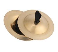 Zills di Danza del Ventre Ben Lucidati, Piatti Robusti in Ottone con in Ottone, per Performance di Danza del Ventre