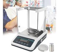 ZILOOK Bilancia Analitica da 100g-220g, Bilancia Digitale da Laboratorio Ad Alta Precisione 0.0001g (0.1mg), Calibrazione Automatica, Display A LED, per Cucina Farmaceutica, Medica, Domestica,100g