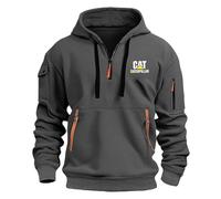 ZILUXI Felpa Cappuccio Uomo Ca.ter-pillar, Comoda Felpe Hoodies, Hoody Tinta Unita Basic Casual Style, classic(Multicolor 5,3XL)