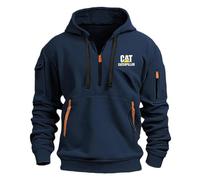 ZILUXI Felpa Cappuccio Uomo Ca.ter-pillar, Comoda Felpe Hoodies, Hoody Tinta Unita Basic Casual Style, classic(Multicolor 4,L)