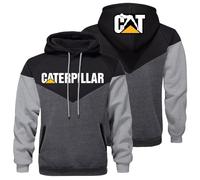 ZILUXI Felpa con Cappuccio Uomo Ca.ter-pillar, Magliaone di Felpato, Giacca Sportiva Cappotti Regalo per Adolescenti, classic(Black,S)