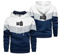ZILUXI Felpa Tascabile con Cappuccio Doc.tor Who, Felpa Loose a Maniche Lunghe, Felpa Stile Basic, Ideale per Sport, Fitness, Bodybuilding, Grafico(Multicolor 4,L)