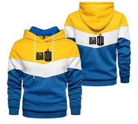 ZILUXI Felpa Tascabile con Cappuccio Doc.tor Who, Felpa Loose a Maniche Lunghe, Felpa Stile Basic, Ideale per Sport, Fitness, Bodybuilding, Grafico(Multicolor 2,3XL)