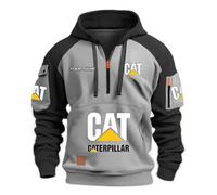 ZILUXI Felpa Uomo con Cappuccio Ca.ter-pillar, Felpa con Cappuccio Modello,Hooded Track Top Felpa con Cappuccio, classic(Grey,3XL)
