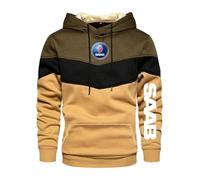 ZILUXI Felpe Uomo con Cappuccio S.A.A.B, Felpa Grafico Manica Lunga con Tasche, Abbigliamento Semplice, per Escursioni, Grafico(Multicolor 5,M)