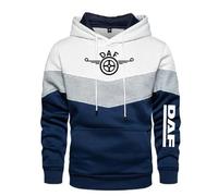 ZILUXI Felpe Uomo Invernali D.A.F, Felpa Manica Lunga con Coulisse, Abbigliamento Caldo, per Sport, Fitness, Bodybuilding, Grafico(Multicolor 5,XL)