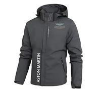 ZILUXI Giacca impermeabile leggera da uomo A.s.t.o.n M.a.r.ti.n, Giacca da uomo stand up collare versatile di design, Riutilizzabile per Uomini e Donne Adulti, spring(Grey,XL)