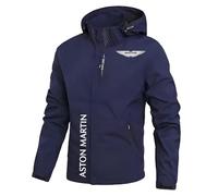 ZILUXI Giubbotto Softshell Uomo A.s.t.o.n M.a.r.ti.n, Giacca da uomo stand up collare versatile di design, per la giacca da uomo leggera primavera e autunno, spring(Dark Blue,2XL)