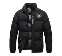 ZILUXI Puffer Jacket Uomo Is.le Of M.a.n T.T, Giacca da Leggera Trapuntata, Caldo Invernale Giubbotto, cold(Black,S)