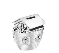 Zilverstad Salvadanaio Arca di Noè, in Lega di Zinco, Argento, 81x116x101mm