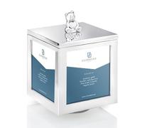 Zilverstad - Cornice con scatola Orso con cuore + carillon
