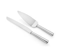 Zilverstad - Paletta per torta con coltello Smooth acciaio inox