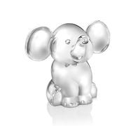 Zilverstad 6035261 - Salvadanaio a forma di elefante, in lega di zinco, Argento, 11 x 13.6 x 4.2 cm