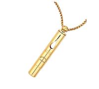 Zilynhom Catena respiratoria con catena in acciaio inox, strumento per la terapia del suono 528 Hz per alleviare l'ansia, lenire, concentrazione, assistenza per il sonno e promuovere abitudini