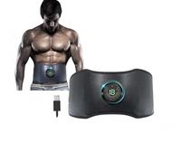 Zilynhom EMS Muscle Stimulator Belt - 6 modalità, 18 Livelli di intensità, 118 cm Regolabile ABS Trainer per Addome e Pancia Dimagrimento, Cintura tonificante per Addominali Wireless Ricaricabile