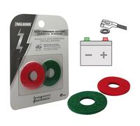 ZIM&MANN Dischetti morsetto | Rondelle Antocorrosione per Poli Batteria | Prolungano la Durata della Batteria
