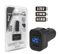 ZIM&MANN Tester batteria c/displ LED presa 12/24V