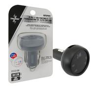 ZIM&MANN Zim&Mann Voltmetro e termometro da auto con presa USB facile da install