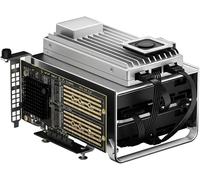 zimaboard 2 1664 Mini NAS Pro Kit Bundle con Adattatore PCIe Dual NVMe - Intel N150 Quad-Core, 16GB RAM, Dual 2.5G LAN, NAS All-Flash Espandibile e Server Cloud Personale