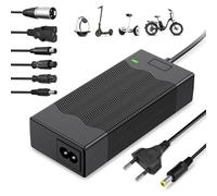 ZIMAOER Caricatore Scooter Elettrico 42V 2A con 6 Spine, Alimentatore per Batteria al Litio 36V, Compatibile con Xiaomi Mi, Ninebot, Hoverboard ed E-Bike, Adattatore di Ricarica con Cavo