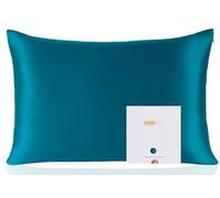 ZIMASILK Federa 100% Seta di gelso per capelli e pelle, Federa per cuscino in seta naturale da 19 momme, entrambi i lati sono realizzati in seta（1 pezzo, Blu, 50x75cm)